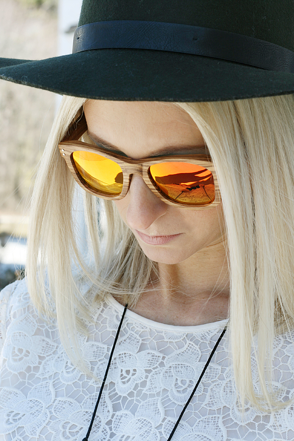 lace spring fashion look