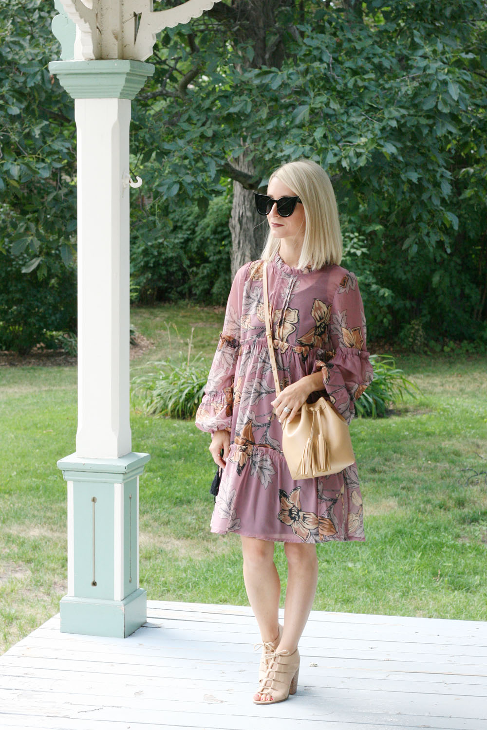 pretty floral summer dress