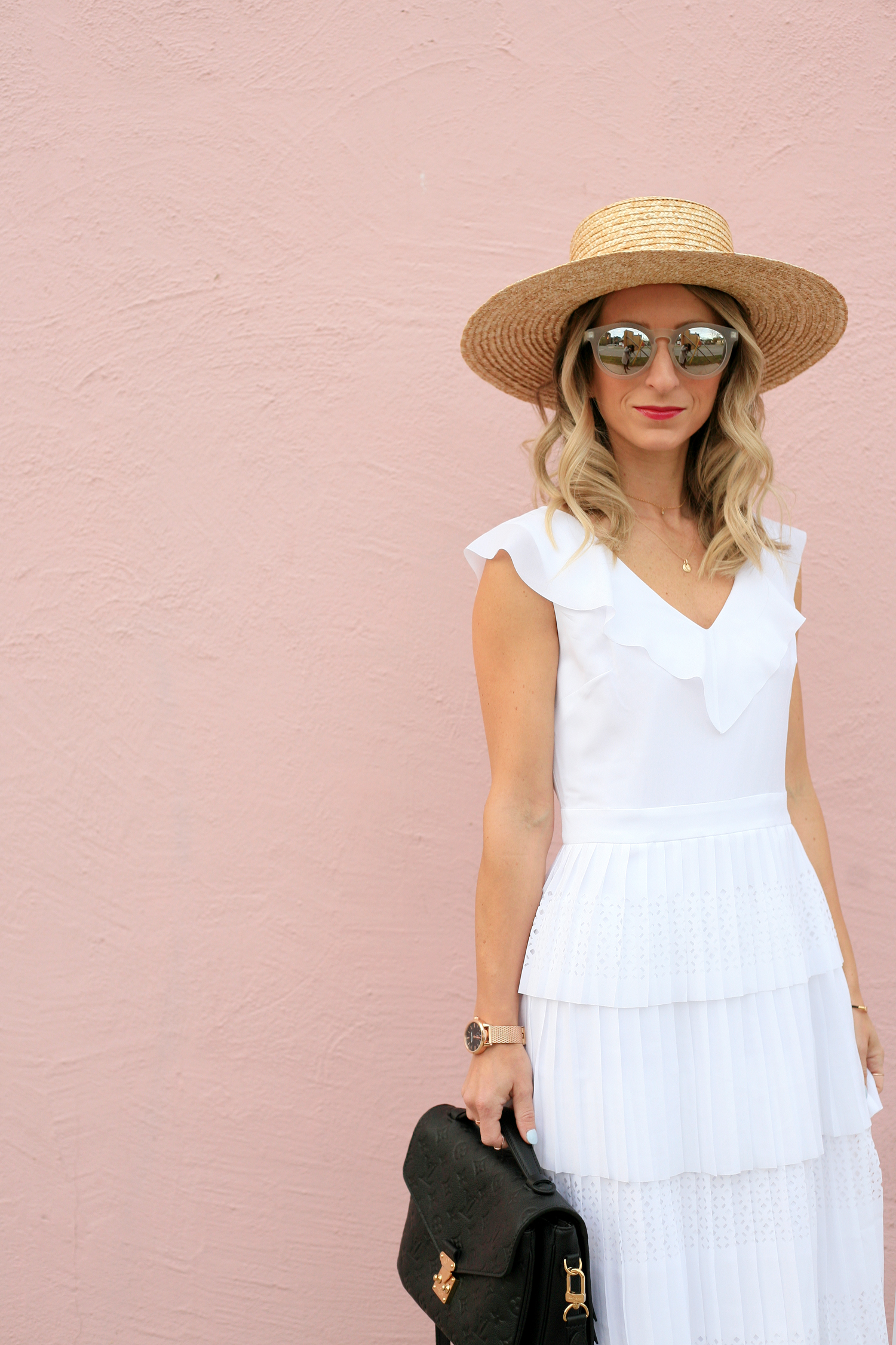 banana republic white dress