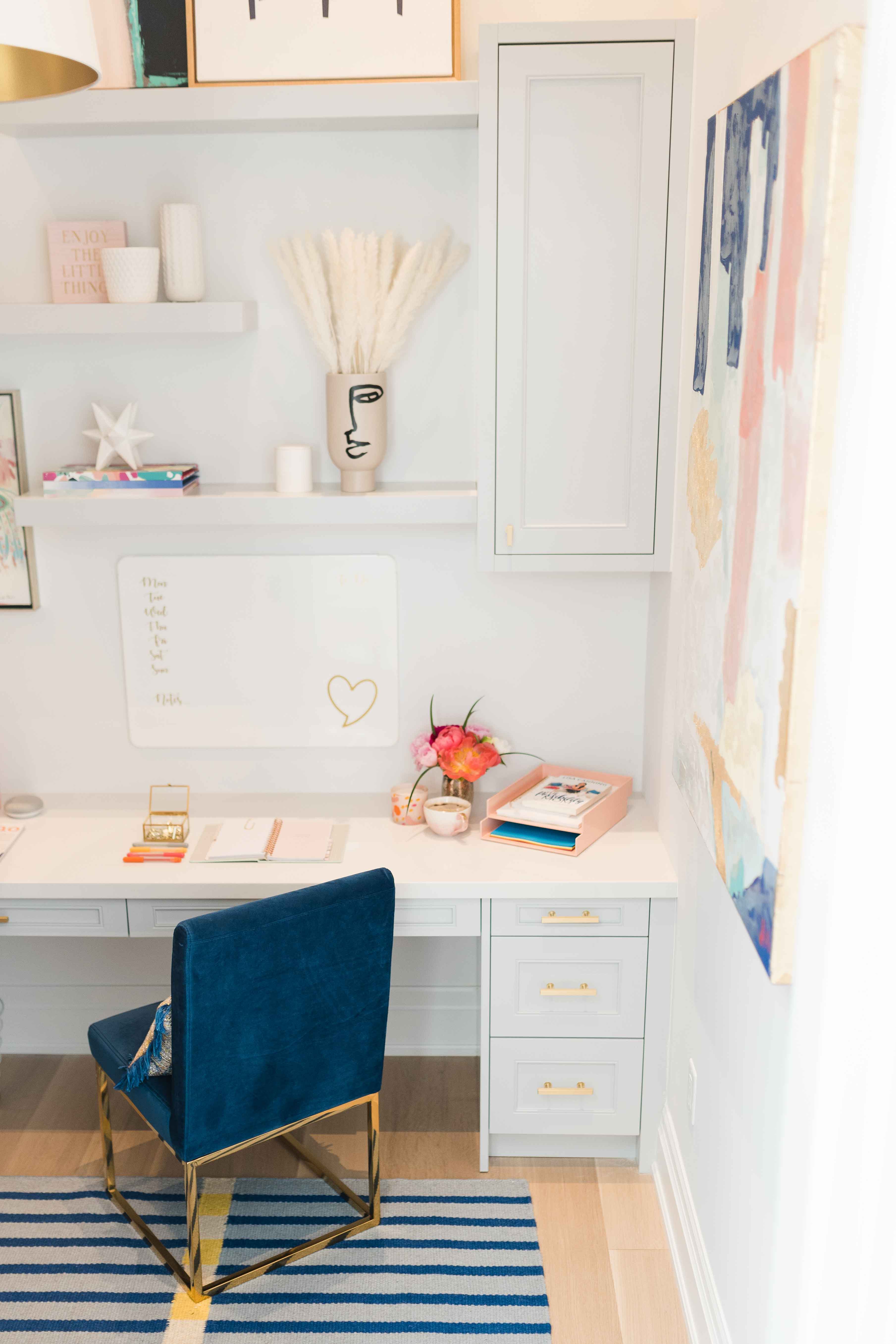 blogger home office reveal