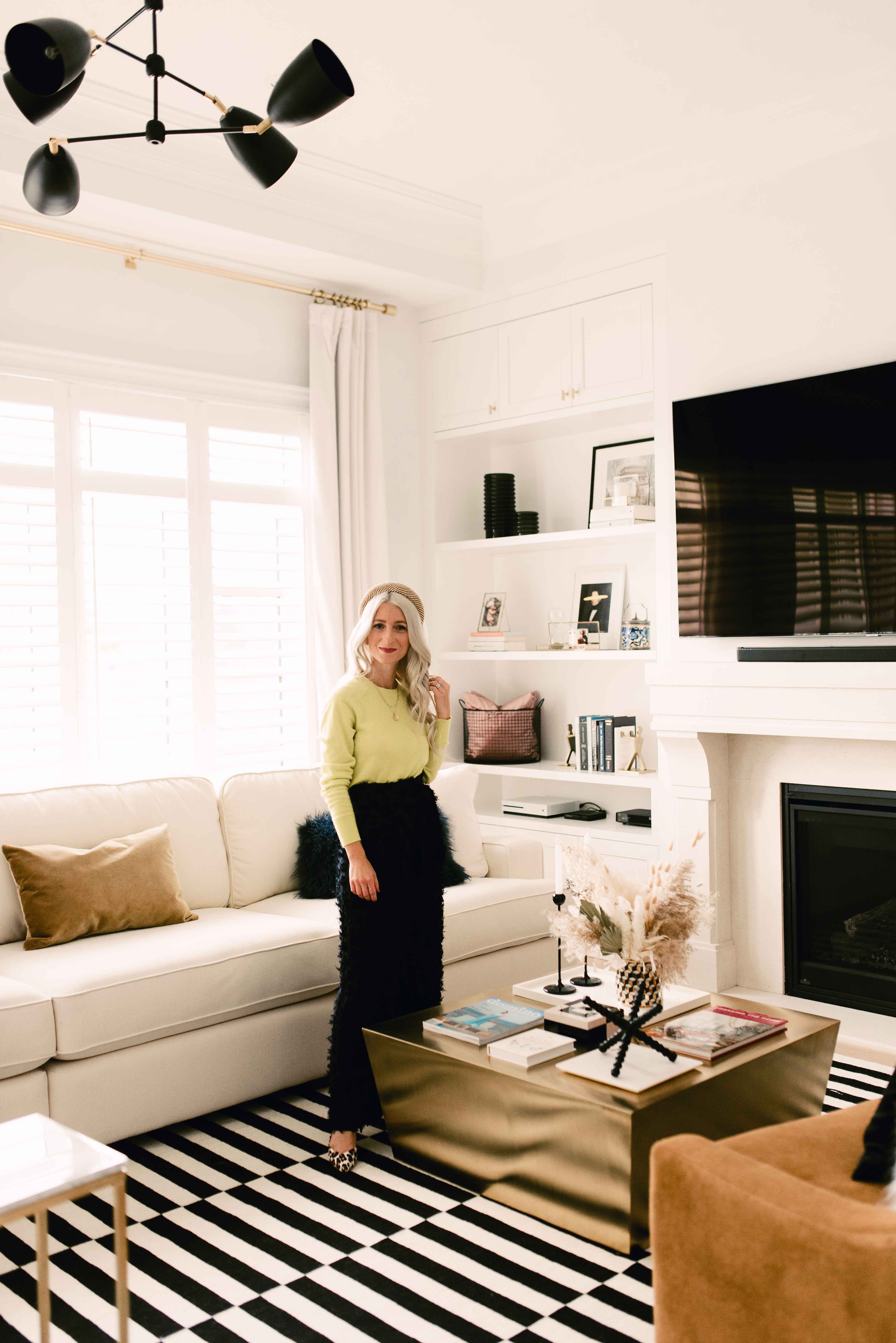 modern and chic family room